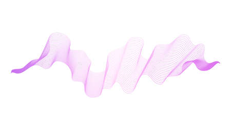 Abstract backdrop with pink wave gradient lines on white background ...