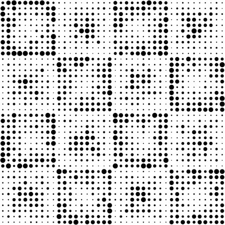 Seamless Square Pattern. Vector Black and White Background - Stock ...