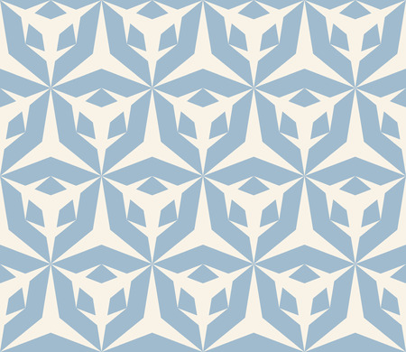 Vector seamless geometric pattern. Abstract blue and white texture with ...