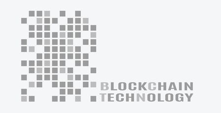 Logo for blockchain technology. Block chain concept. Graphic design for ...