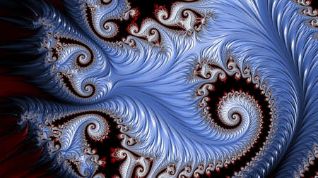 Abstract Computer generated Fractal design. A fractal is a never-ending ...