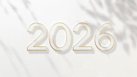 Luxury 2026 New Year visual...