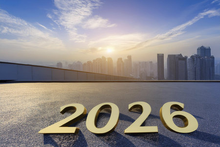 2026. Banner, background, p...