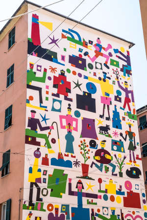 Street art graffiti on the ...