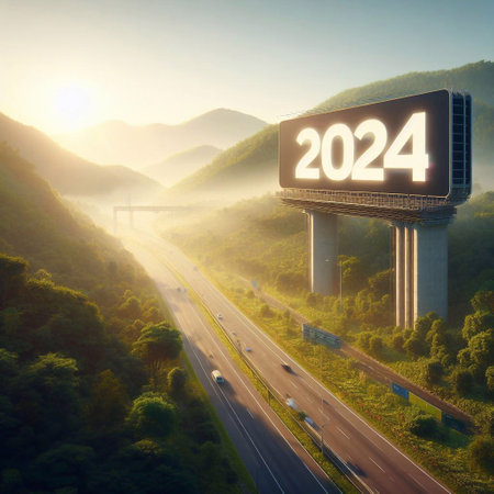 new year 2024, a picture of...