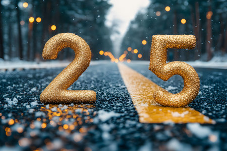 Glittering numbers '25' res...