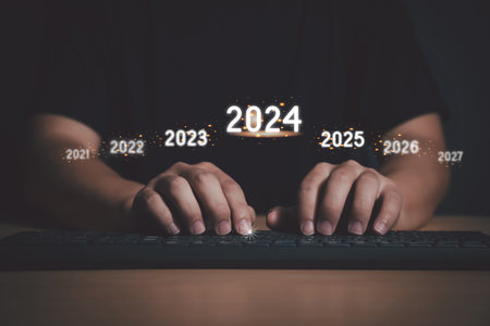 Man Finger pressing on star...