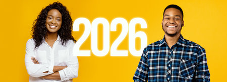 Confident Millennial Couple...