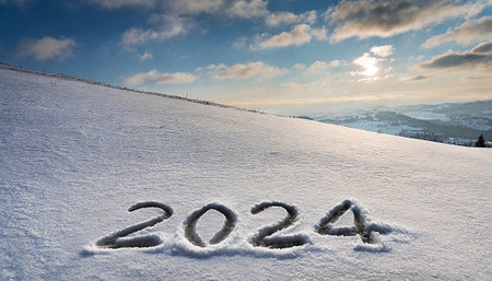 Happy New Year 2024 written...