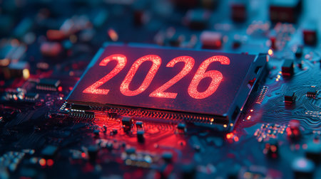 Circuit Board Closeup with ...