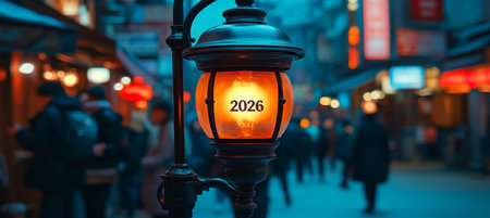 Streetlamp with 2026 Illumi...