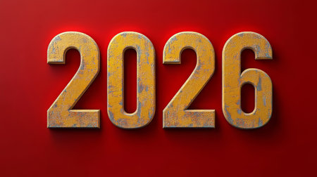 Metallic 2026 Calendar Desi...