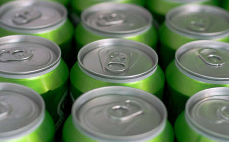 Arranged Cansの写真素材