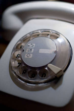 Old vintage phoneの写真素材