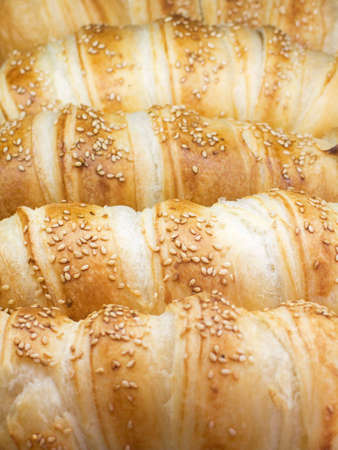 Croissants closeup