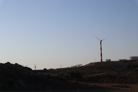 Alternative types of electricity generation, solar panels, wind power generation. Electricity...
