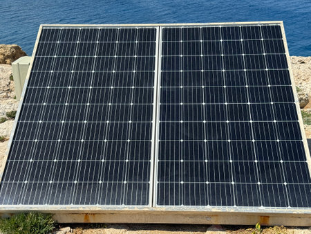 Alternative types of electricity generation, solar panels, wind power generation. Electricity...
