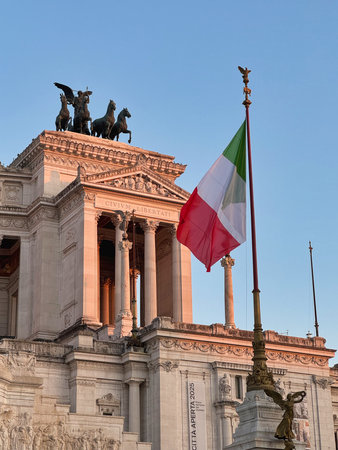 Vittorio Emanuele II Monument in Rome, Italy