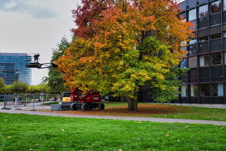 Autumn in Berlin. Berlin is the capital of Germany.
