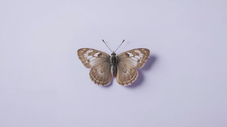 butterfly isolated on a white background with space for your textの素材