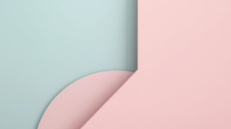 Abstract pastel colorful paper background. Minimal geometric shapes and linesの素材