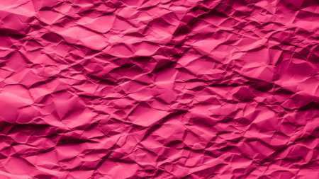 Pink crumpled paper texture background. Crumpled paper background.の素材