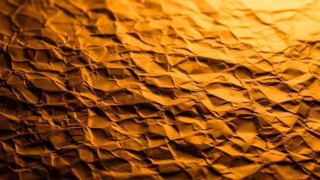 Crumpled paper as background, close-up. Texture of crumpled paper.の素材