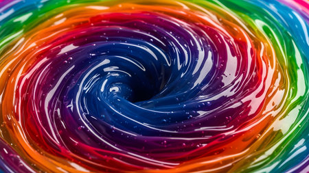 abstract background of colored water in the form of spirals.の素材