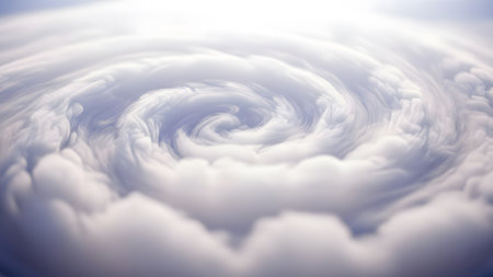 Fantasy cloudy sky background. Abstract illustration of stormy clouds. 3d renderingの素材
