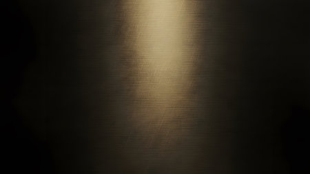 Brushed metal plate with some reflected light in it (3d render)の素材