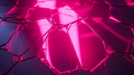 Broken glass. Abstract background. 3d rendering, 3d illustration.の素材