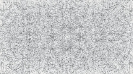 Abstract background with chaotic lines. 3d rendering, 3d illustration.の素材