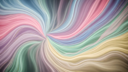 abstract colorful background with smooth lines and waves, computer generated imagesの素材