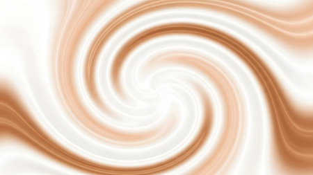 Coffee swirl background. Chocolate swirl. Abstract background. Vector illustration.の素材