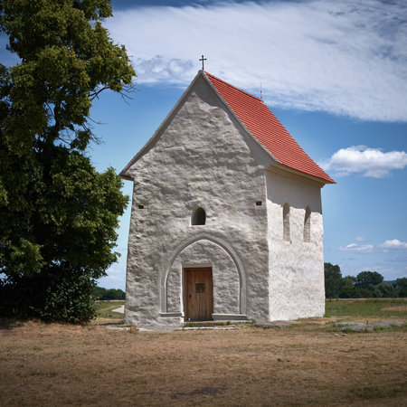 Church of Saint Margaret of Antioch from 9th century in Kopcany, Slovakiaのeditorial素材