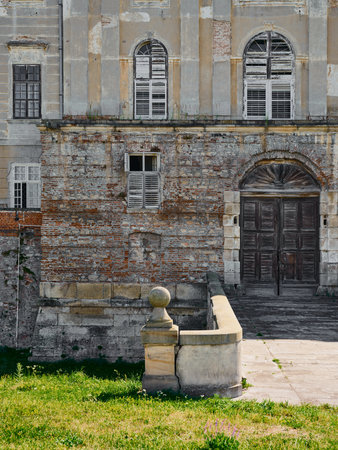 Exterior of the historic castle in Holic, Slovakiaのeditorial素材
