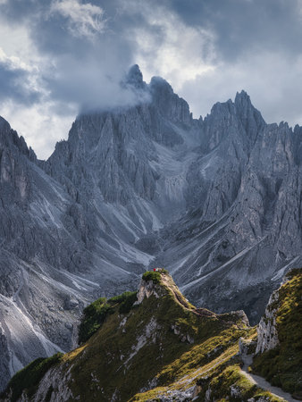 Cadini di Musurina, where Mordor from The Lord of the Rings was filmed, Dolomites, Italyの写真素材