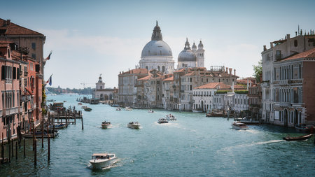 Venice Grand Canal with Santa Maria della Salute - Italy
