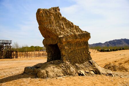 Yanqing desertの写真素材