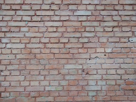 painted old brick wall