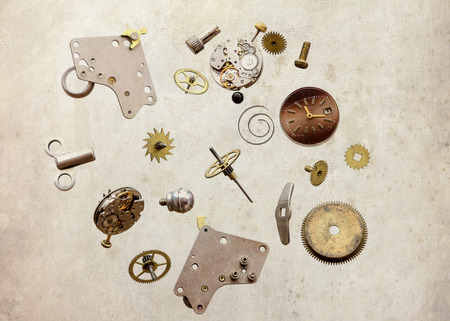 Old rusty gearsの写真素材