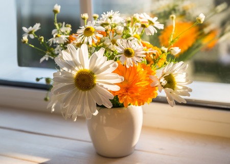 Image with a bouquet of flowers.の写真素材
