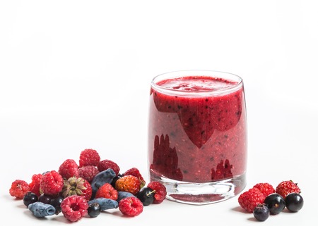 Image with a berry cocktail.の写真素材