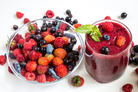 Image with a berry cocktail.の写真素材
