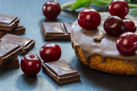 An image with a cherry.の写真素材