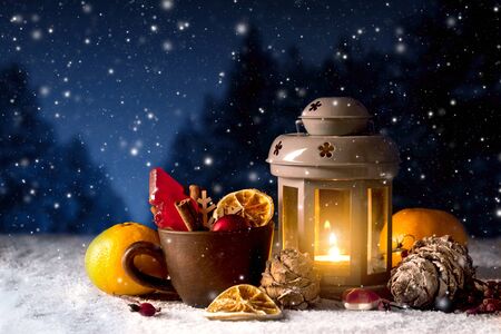 Image with a lantern.の写真素材