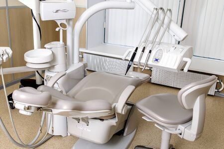 Dental drills in the dentist's office, dental care.の写真素材