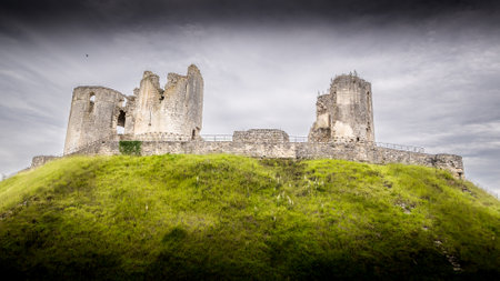 Ruins of Eilean Donan Castle, Scotland, UKの写真素材