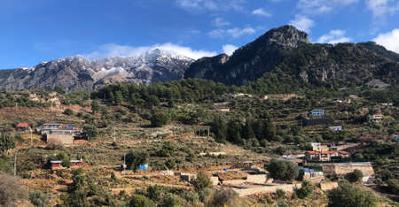A small village in the rural Turkey.の写真素材