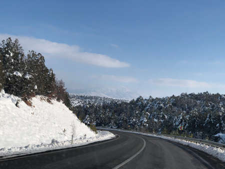 Take a tour of nature during the winter of Turkey.の写真素材